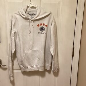 White Hoodie - Tokyo Japan Design